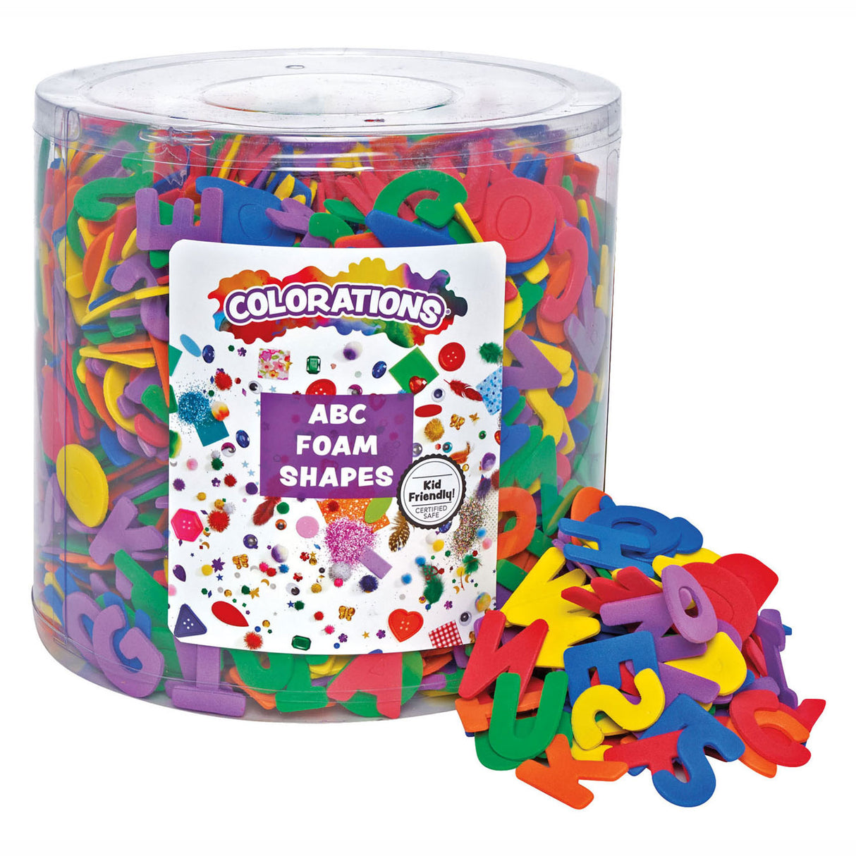Colorations - ABC Foam Letters in Emmer, 2208st.
