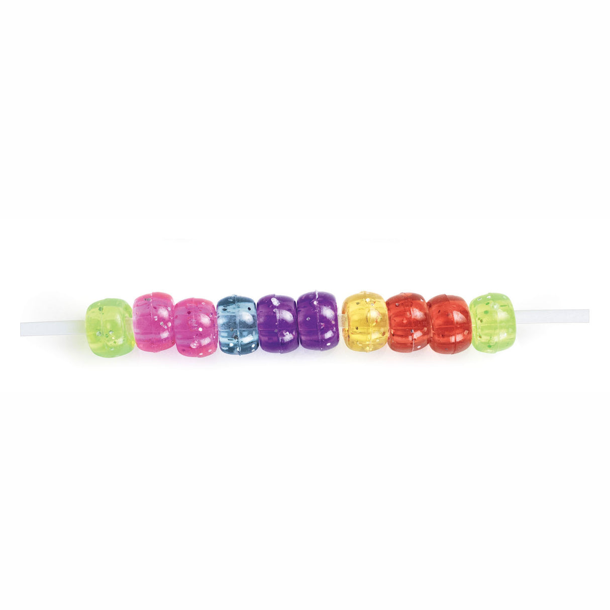 Colorations - perles à enfiler à paillettes colorées en sachet, 453 grammes