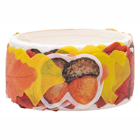 Colorations - autocollants washi thème automne en rouleau, 80 pcs.