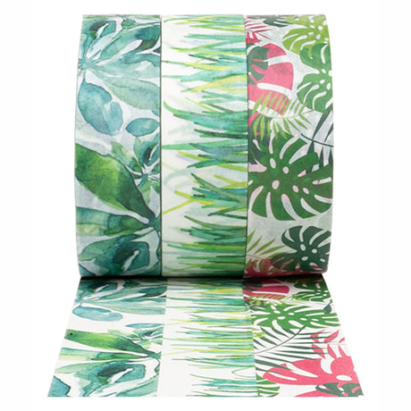 Colorations - plantes de washi tape 3 rouleaux, 5 mtr.