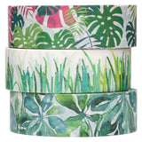 Colorations - plantes de washi tape 3 rouleaux, 5 mtr.