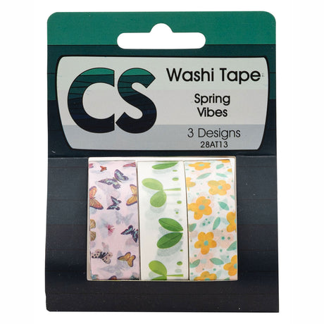 Colorations - washi tape spring 3 rouleaux, 5 mtr.
