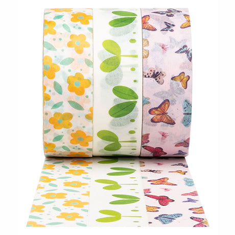 Colorations - washi tape spring 3 rouleaux, 5 mtr.