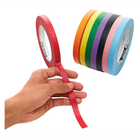 Colorations - masking tape 8 couleurs - 55 mètres par couleur