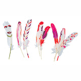 Colorations - plumes blanches naturelles, 48pcs.