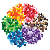 Colorations pompompes 6 couleurs, 1500st.