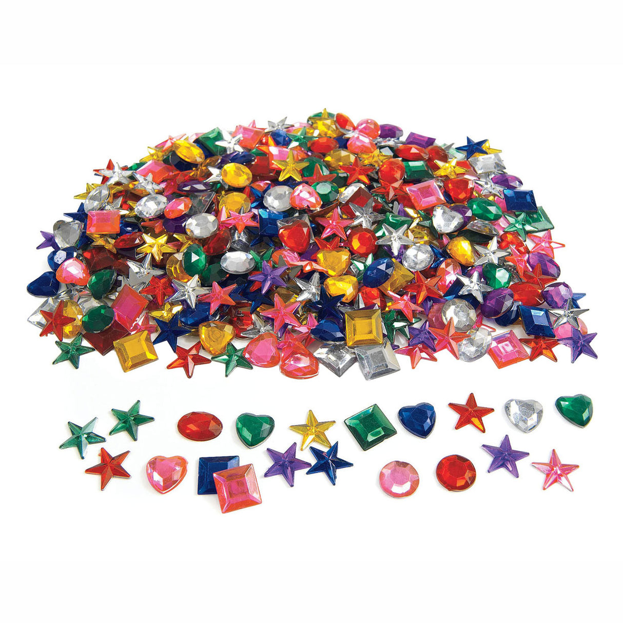 Colorations - formes de strass pailletés, 570 pièces.
