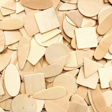 Colorations - formes géographiques en bois, 1000pcs.