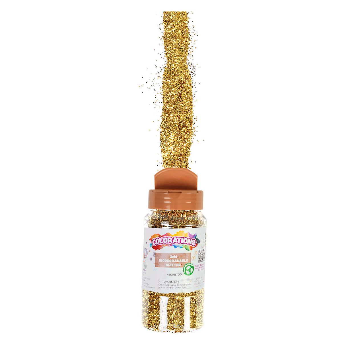 Colorations Organic Dégradable Glitter Gold, 113 grammes