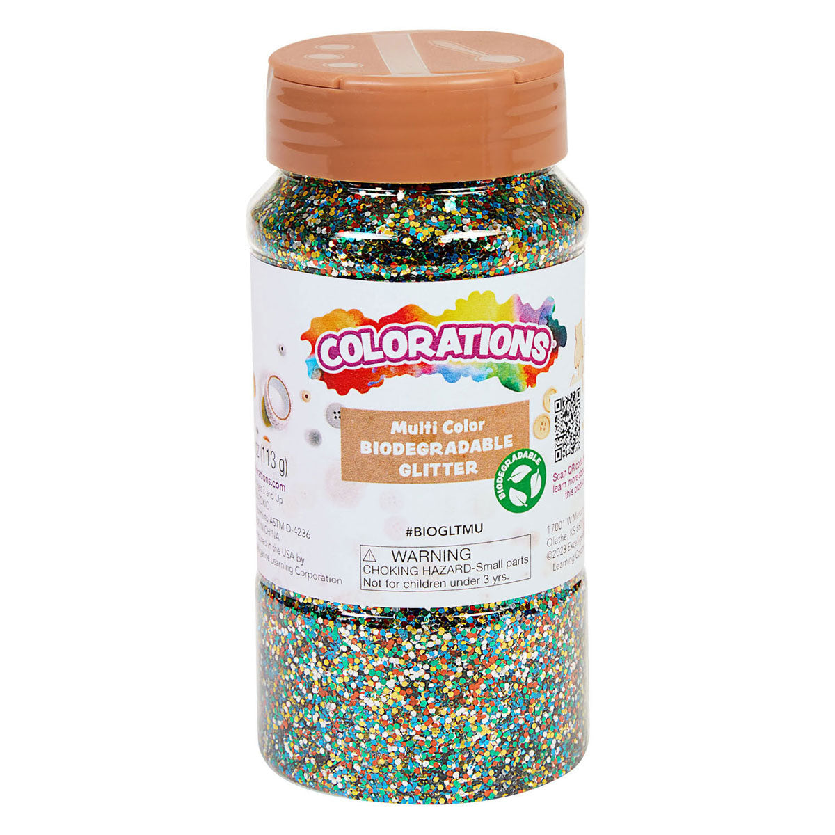 Colorations Organic Dégradable Glitter Multi, 113 grammes