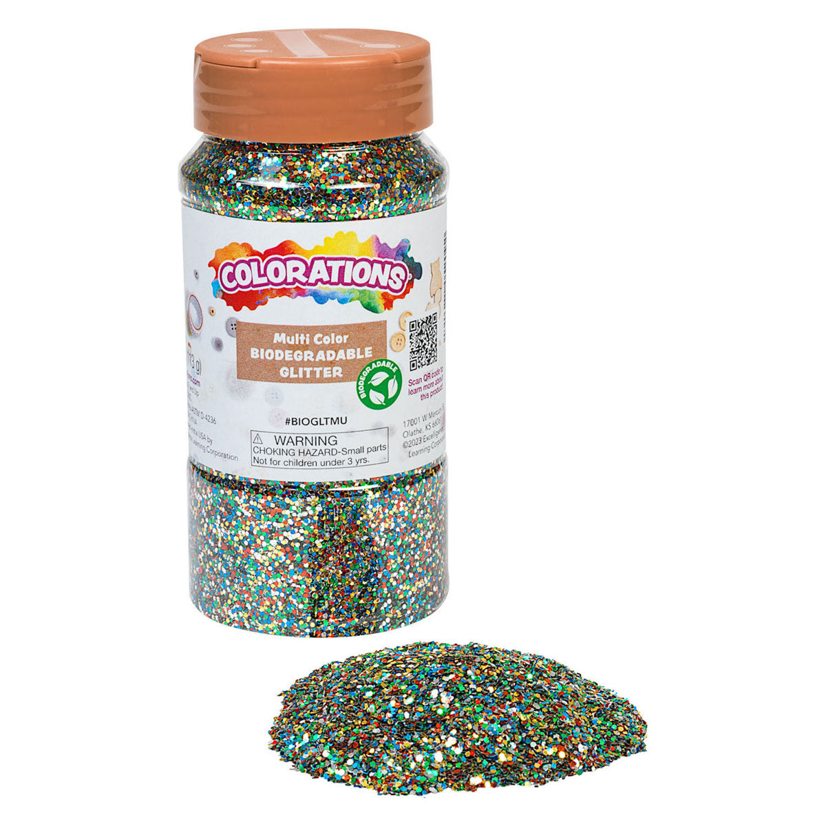 Colorations Organic Dégradable Glitter Multi, 113 grammes