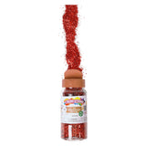 Colorations - paillettes dégradables organiques - rouge, 113 grammes