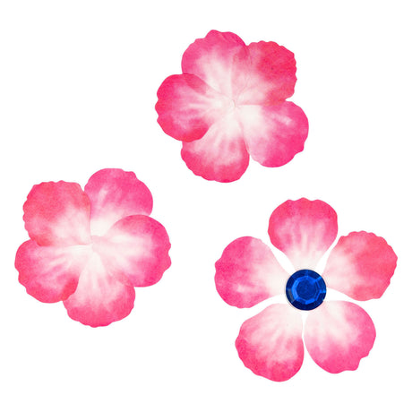 Colorations - Stickers Washi - Pétales roses, 80e.