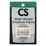 Colorations - autocollants washi - thème Noël, 80pcs.