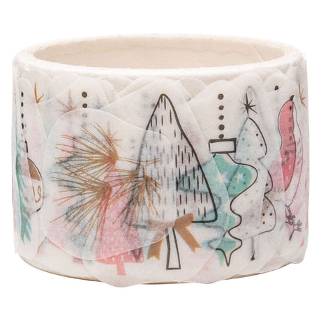 Colorations - autocollants washi - thème Noël, 80pcs.