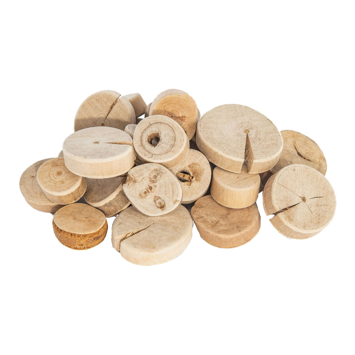 Colorations Disques en bois ronds, 1 kg