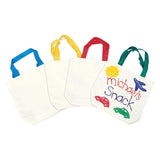 Colorations - Sac de transport en coton, ensemble de 12
