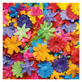 Colorations - Fleurs de tissu colorées, 300e.