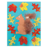 Colorations - feuilles d'automne en tissu, 200 pcs.