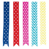 Colorations Craft Ribbons avec motifs, 5 x 7,5 mètres