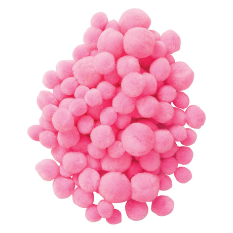 Farbpoms POM POMS Pink, 100..