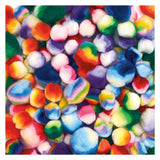 Colorations - Pom de Pom à rayures Regenboog, 180e.
