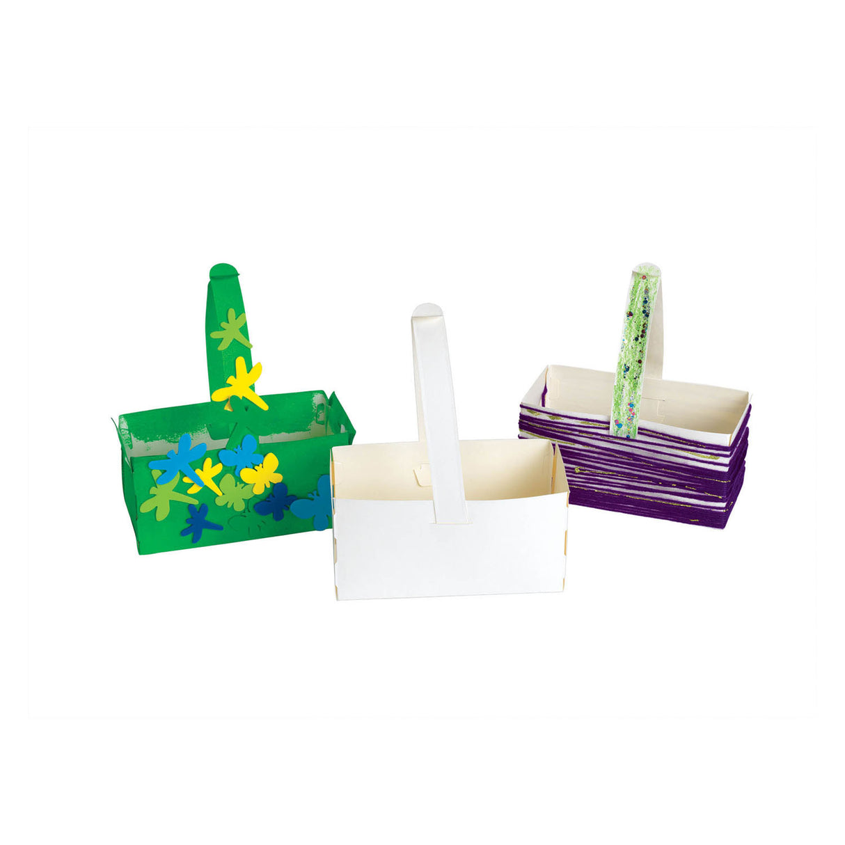 Colorations Papiers pliables paniers, ensemble de 20