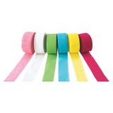 Colorations - Crepe Paper Slingers Set 2, ensemble de 6