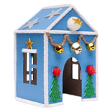 Colorations - maisons en carton dyo, 6 pcs.