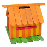 Colorations - tirelires en forme de maison, 3 pcs.