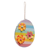 Colorations - ornements d'œufs en papier mâché, 6 pcs.