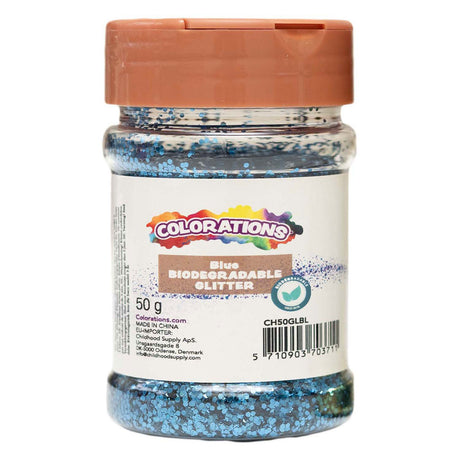 Colorations - bleu pailleté biodégradable - 50g