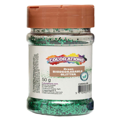 Colorations - vert pailleté biodégradable - 50g