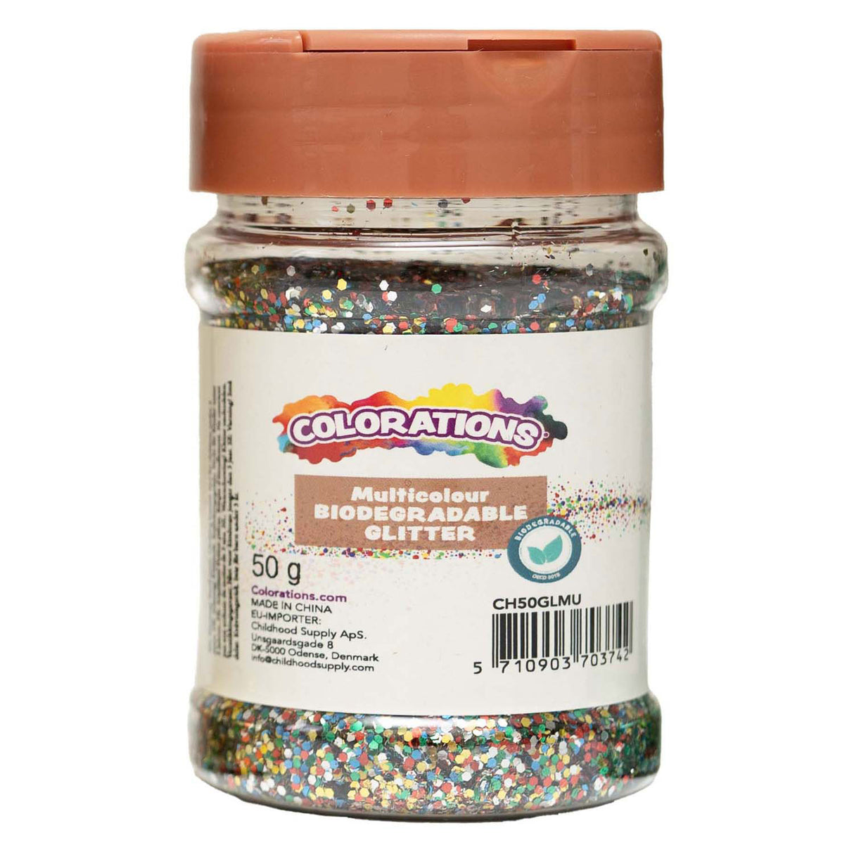 Colorations - paillettes biodégradables multi couleurs - 50g