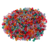 Colorations - perles poney pailletées 6x9 mm, 1000 pcs.