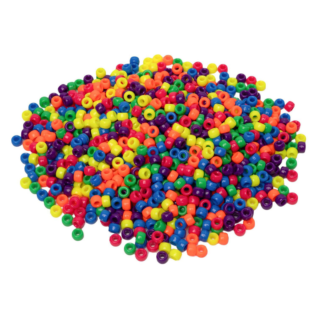 Colorations - perles poney néon 6x9 mm, 1000 pcs.