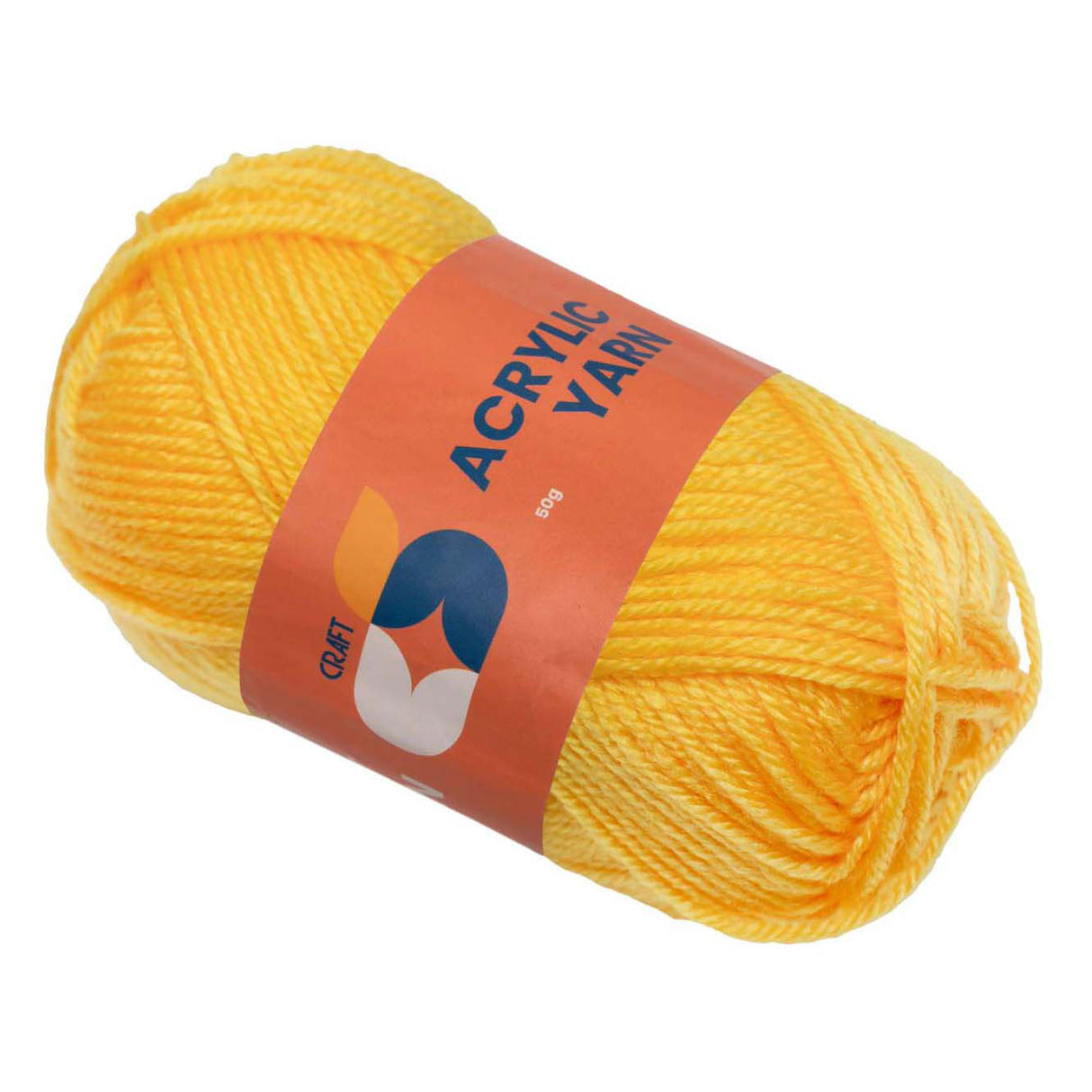 Colorations - fil acrylique jaune, 50g