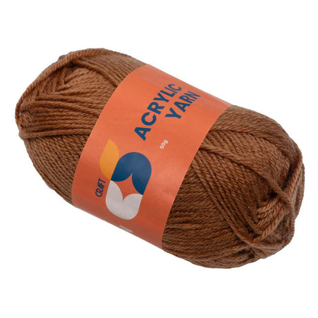 Colorations - fil acrylique marron, 50g