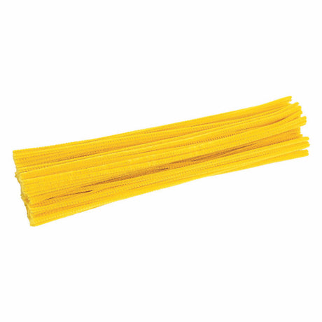 Colorations - fil chenille jaune, 100 pcs.