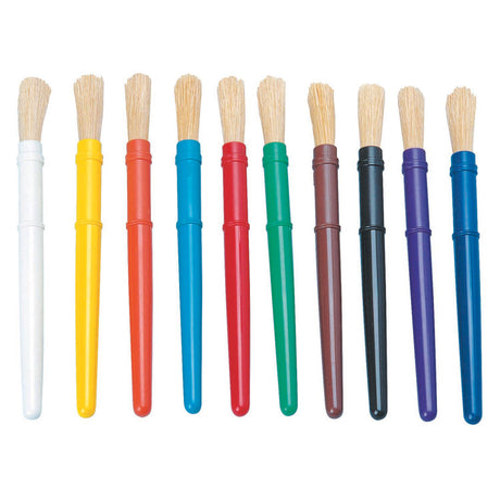 Colorations - pinceaux épais en plastique, 10 pcs.