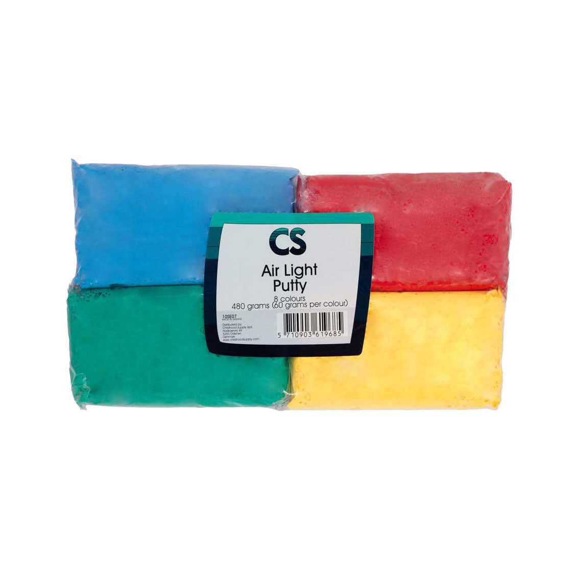 Pâte à modeler super légère - 8 couleurs