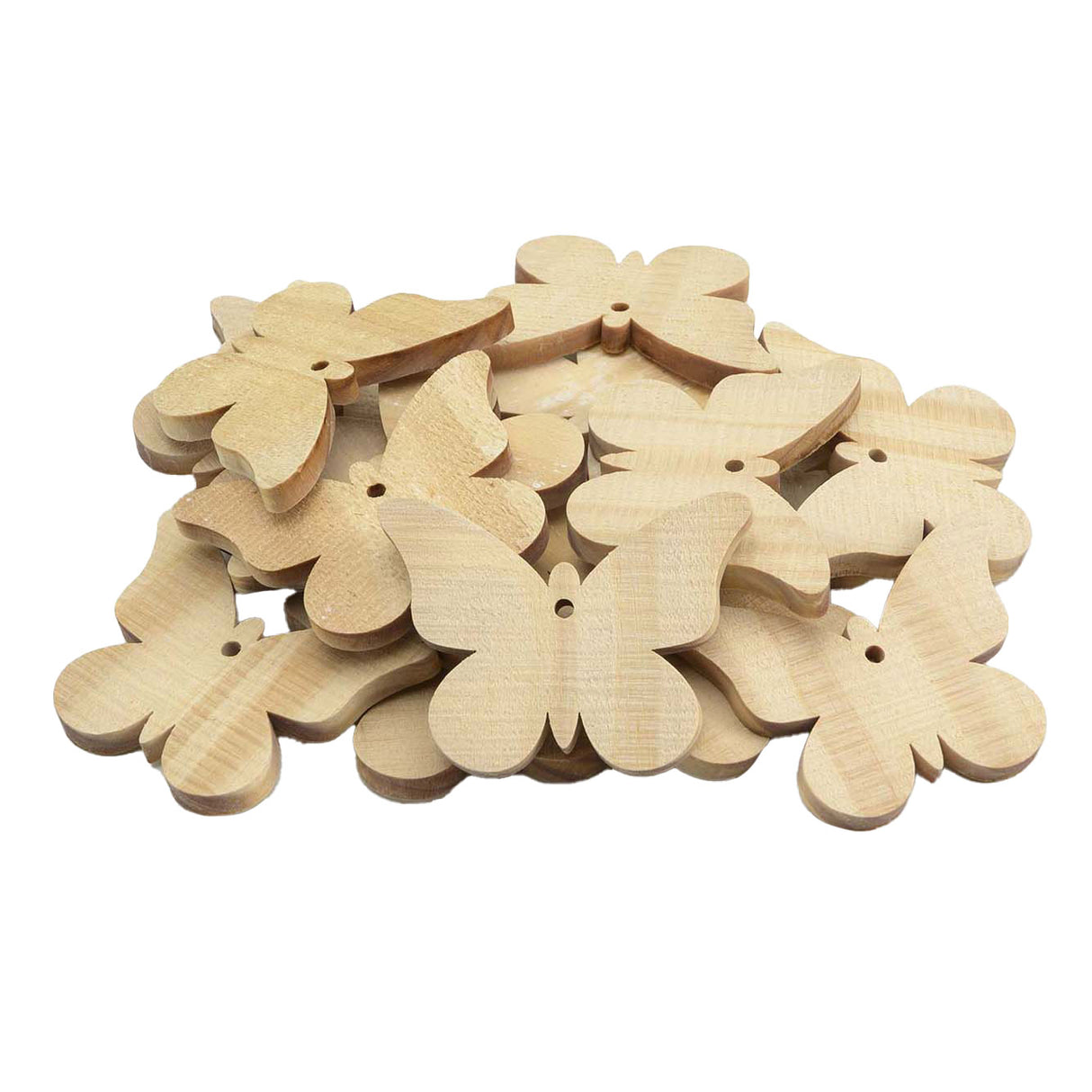 Grands papillons en bois, 20 pcs.