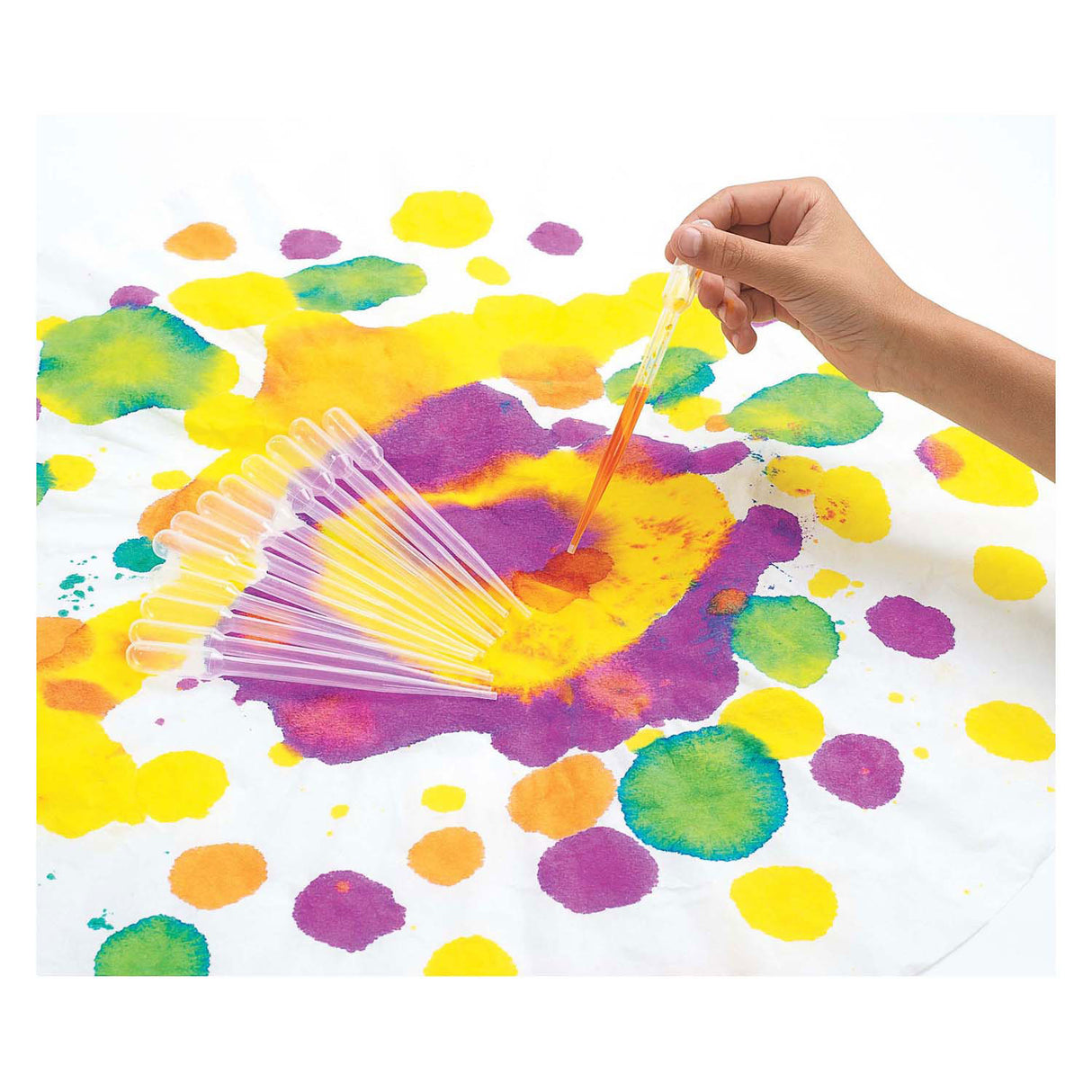 Colorations - compte-gouttes 15cm, 12 pcs.