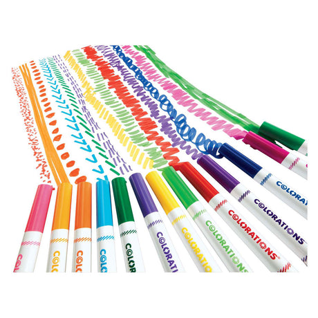 Colorations - marqueurs épais lavables - 16 couleurs, 256 pcs.