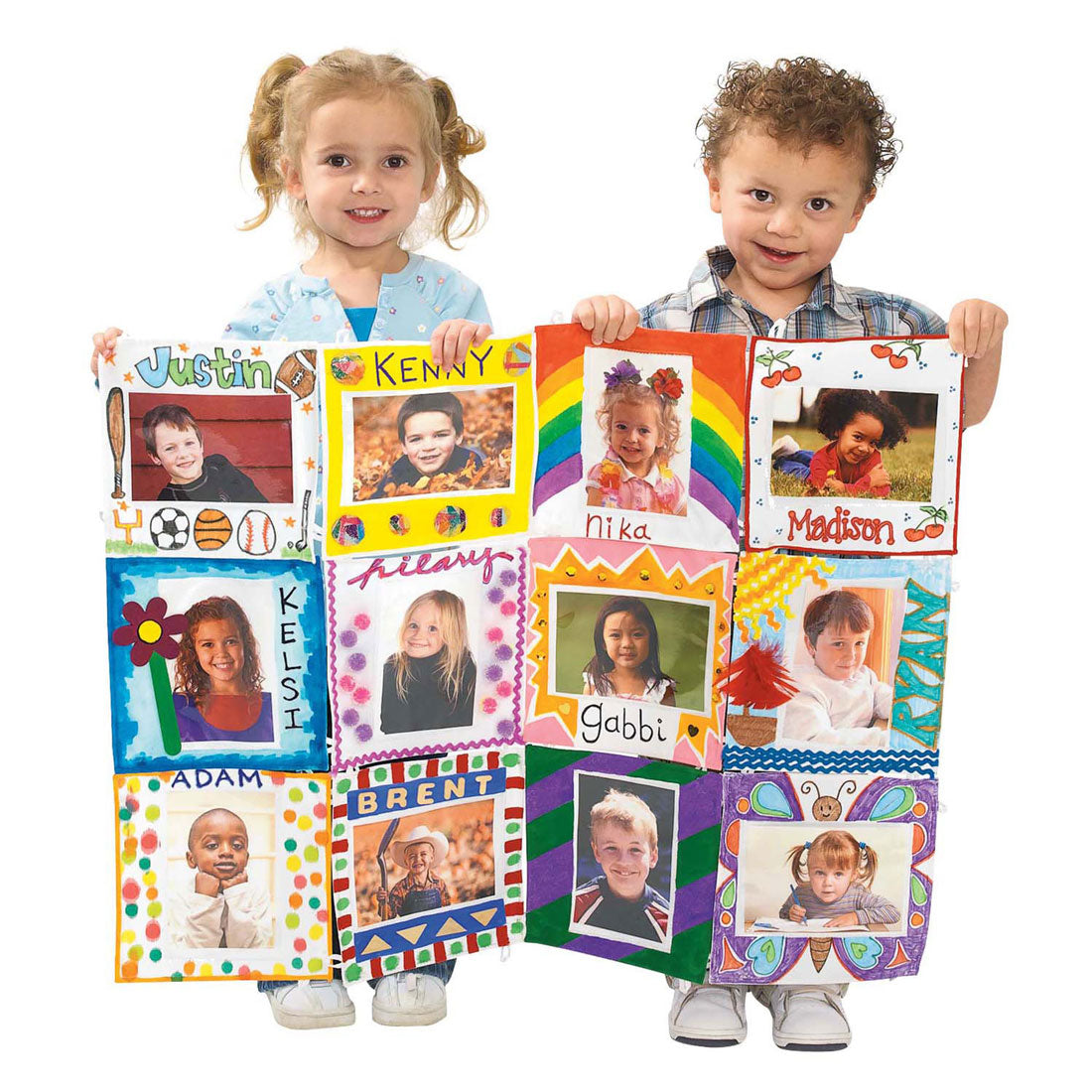 Colorations - couverture photo pour classe, 12 pcs.