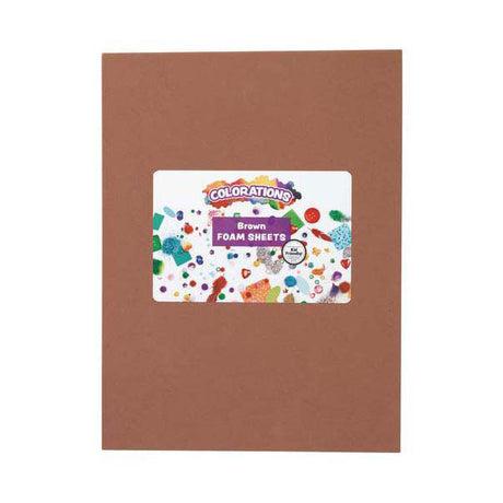 Colorations - feuilles de mousse marron, 10 pcs.