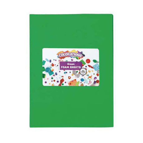 Colorations - feuilles de mousse vertes, 10 pcs.