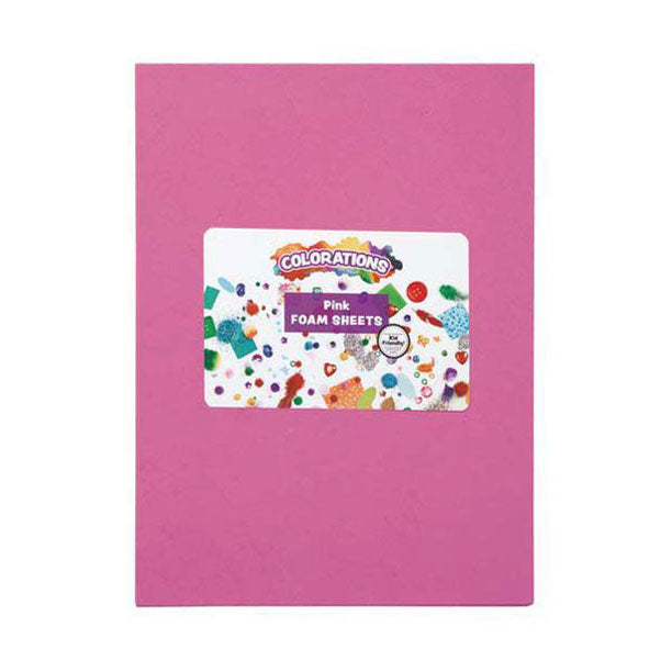 Colorations - feuilles de mousse rose, 10 pcs.