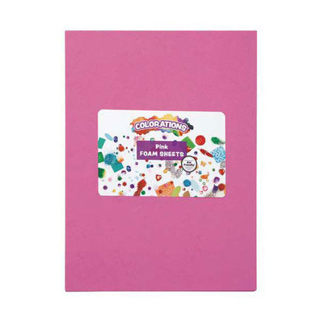 Colorations - feuilles de mousse rose, 10 pcs.