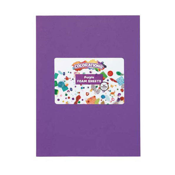 Colorations - feuilles de mousse violettes, 10 pcs.